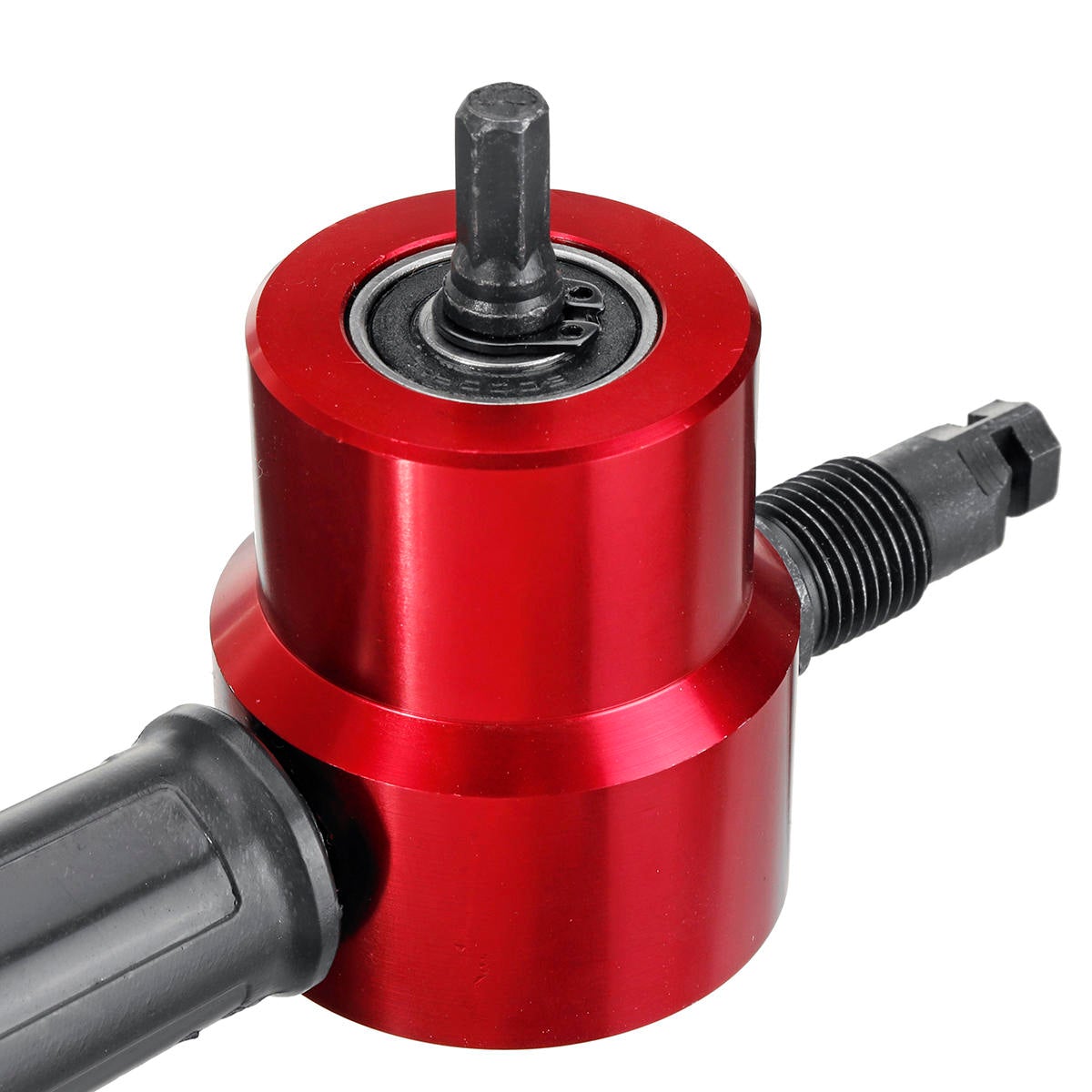 Red Double Head Sheet Metal Nibbler Cutter Drill Attachment Metal Sheet Cutter for Electric Drill