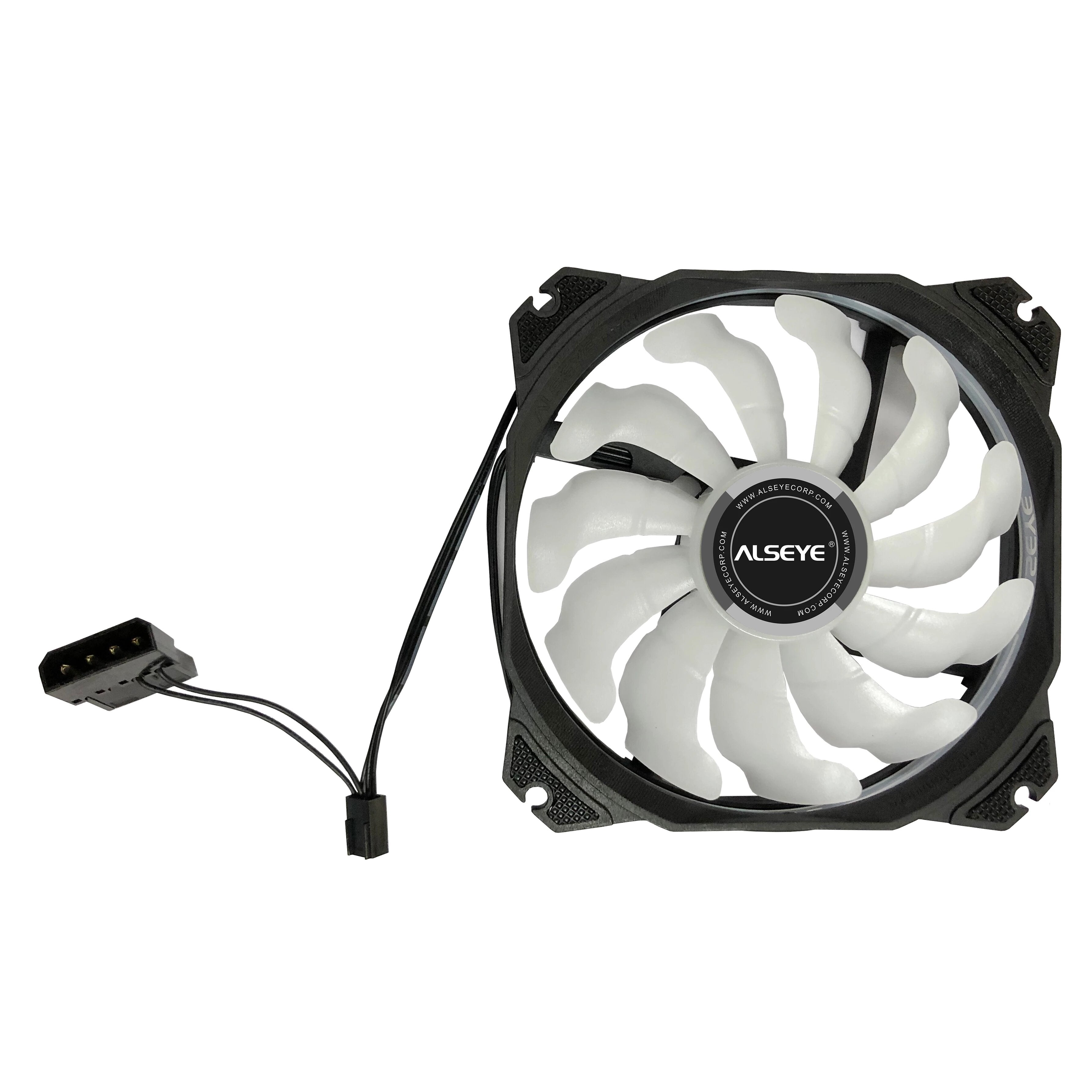 Fan 120mm LED Computer Case Cooling Fan 2510-3Pin & Molex 4pin Connector MAX Series