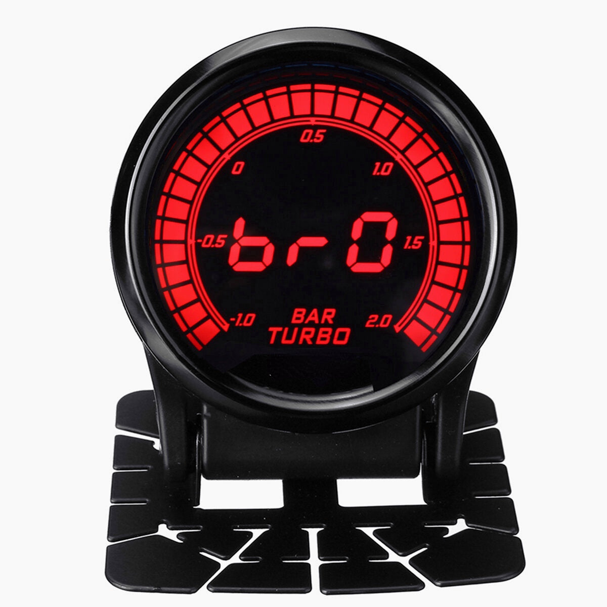 2'' 52mm Car Turbo Boost Pressure Gauge Meter Digital LED Display w/Sensor 2 BAR