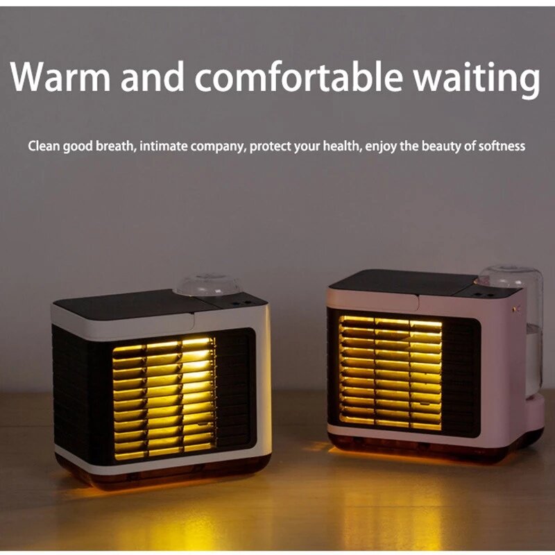 USB Charging Negative Ion Air Conditioning Fan Desktop Air Cooler Small Mini Water Cooling Fan