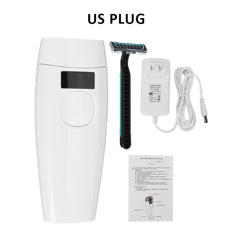 999999 Fast Flash Painless IPL Laser Permanent Epilator Hair Removal Machine 5 Gears Face Body Hair Remover