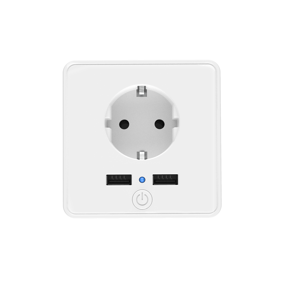Smart Home USB Port LED Indicator Fast Charging 2000W Wall Charger Adapter Can Monitor For iPhone X XS Huawei P30 Mate 20Pro Mi8 Mi9 S10 S10+