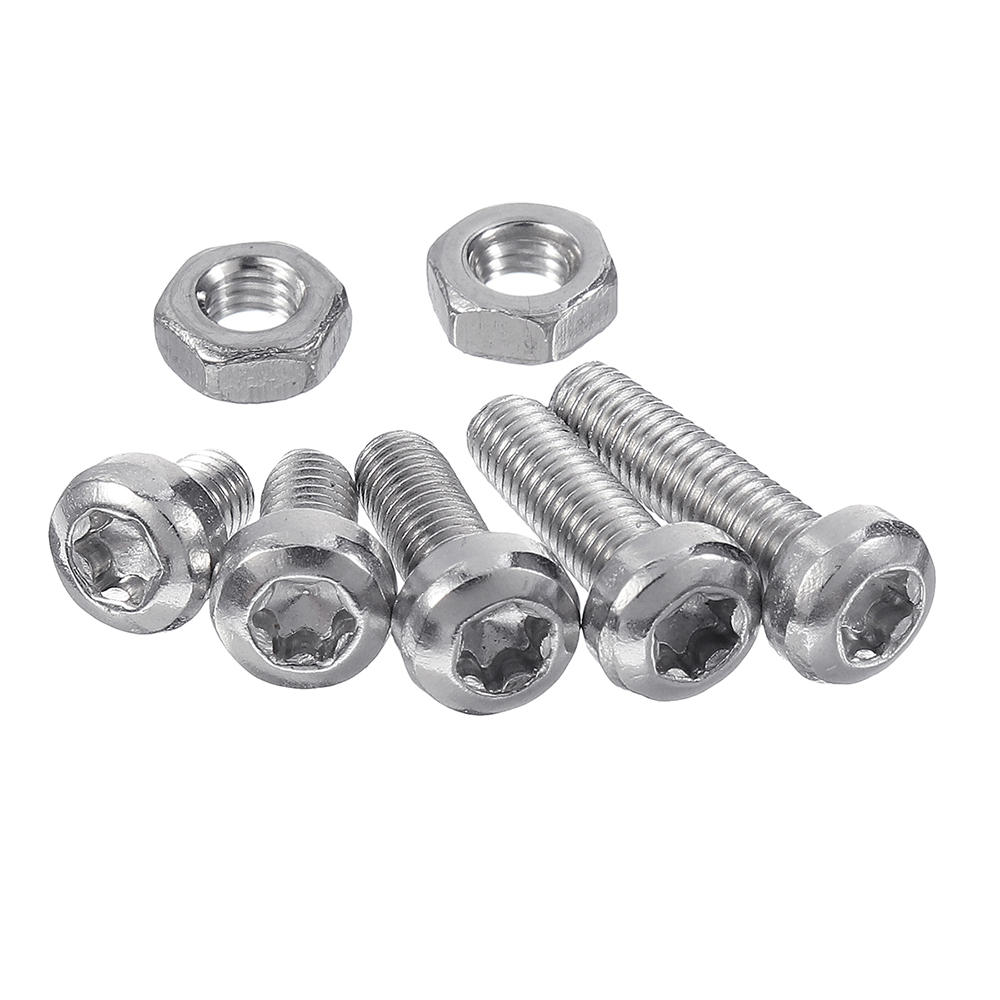 M3ST2 300Pcs M3 Torx Machine Screw 304 Stainless Steel Pan Head 4-12mm Bolt Nut Assortment