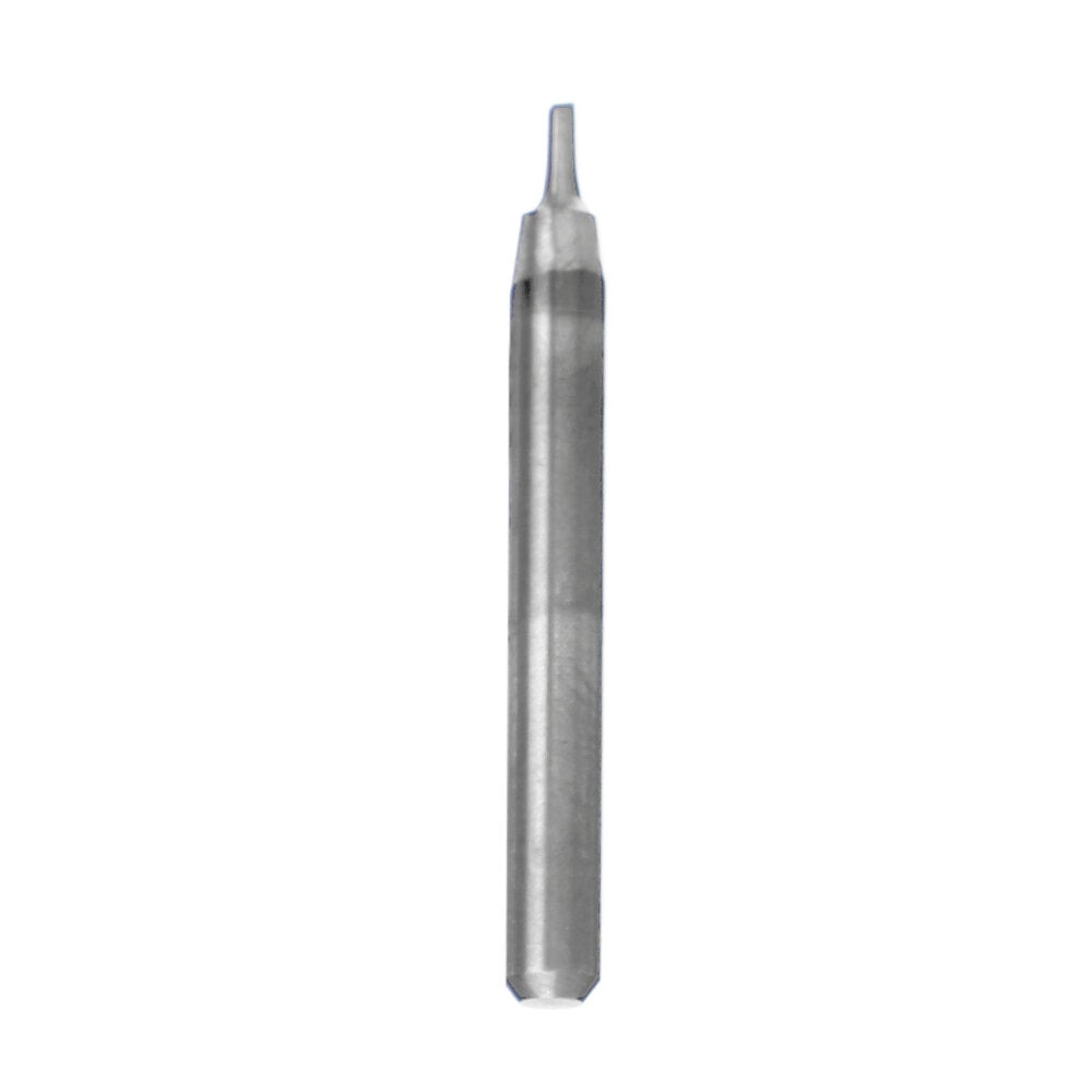 10Pcs 3.175mm Shank V-shape PCB Engraving Drill Bit Single Grooving Flat Bottom 0.8-3mm CNC Router Mill Carbide Milling Cutter Tool