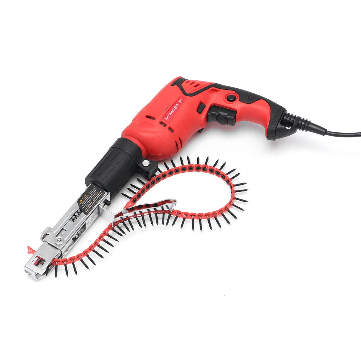 4pcs Automatic Chain Nail Adapter Screw Electric Drill Attachment For Cordless Electric wood working Tool