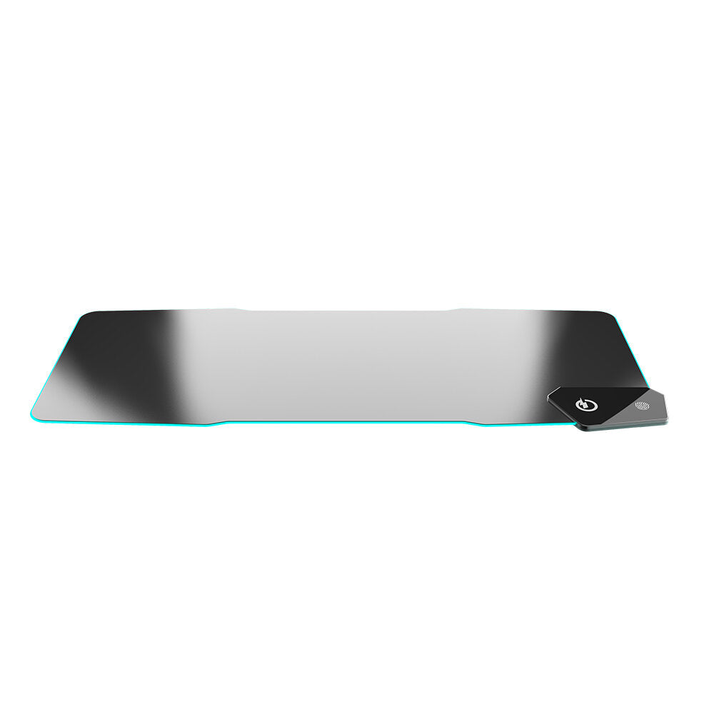 RGB Wireless Charging Mouse Pad Waterproof Fabric Surface Anti-Slip Rubber Base Type-C Wired Computer Keyboard Mouse Pad for PC Laptop Gamer