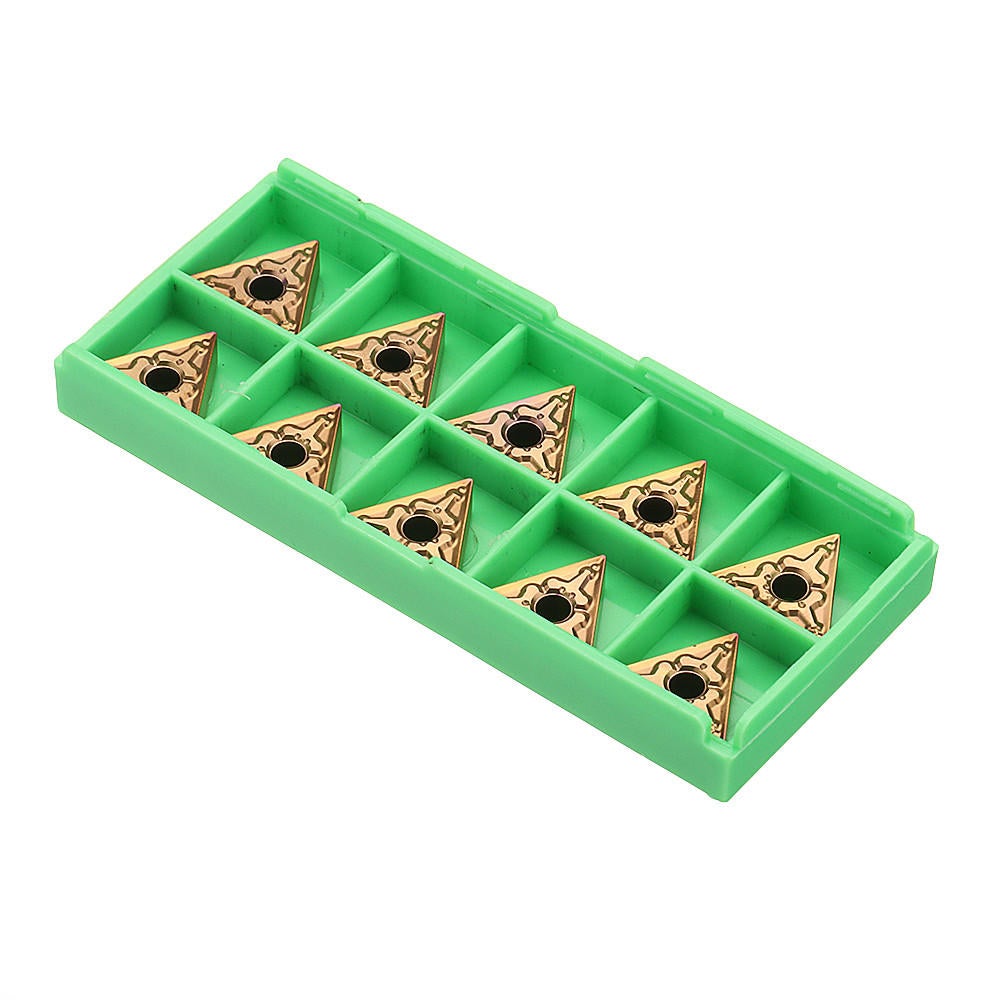 10pcs TNMG160404 TM CVD External Turning Tool Carbide Insert Cutting for DTGNR/L