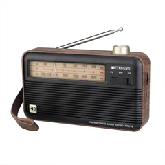 FM MW SW 3 Band Wood Radio Grain Retro Older