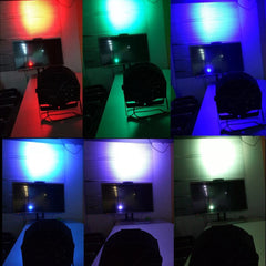 18W DMX-512 RGB LED Par Stage Lighting Party DJ Disco KTV Christmas Projector Light AC110-220V