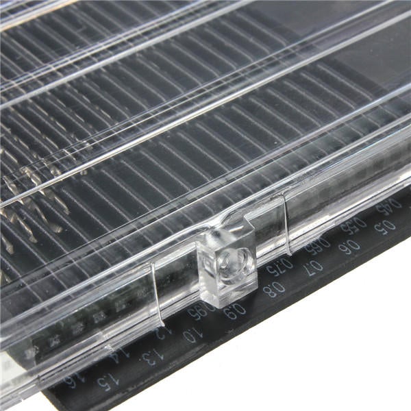 Mini Hand Drill with Chuck and 20pcs 0.3-1.6mm Straight Shank Twist Drill Bits Set