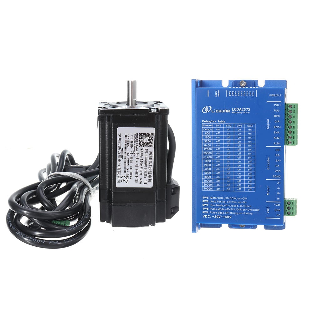 Closed Loop Stepper Motor Kits 2 Phase 57 Servo Motor with Hybird Servo Driver Set
