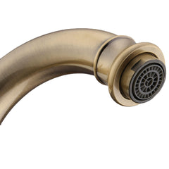 Tall Antique Bathroom Kitchen Sink Basin Faucet Hot & Cold Water Mixers Tap Single Handle