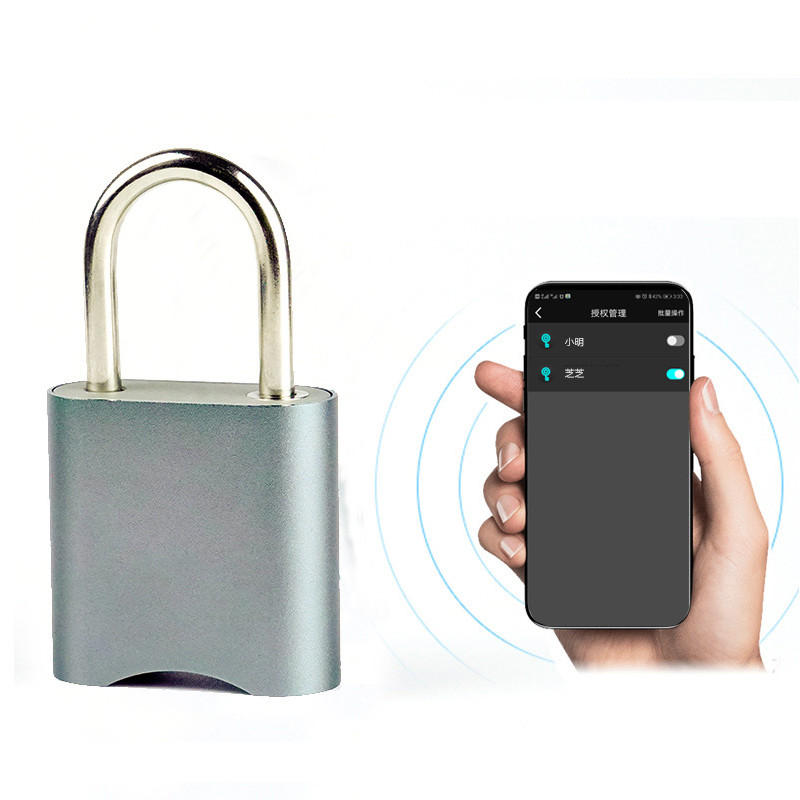 Smart Bluetooth Password Lock Phone APP Waterproof Anti-theft Padlock Remote Authorization Keyless Door Lock