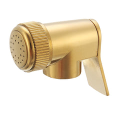 Copper Bathroom Portable Bidet Sprayer Handhold Toilet Shower Head for Personal Hygiene w/ 1.5m Stainless Steel Hose