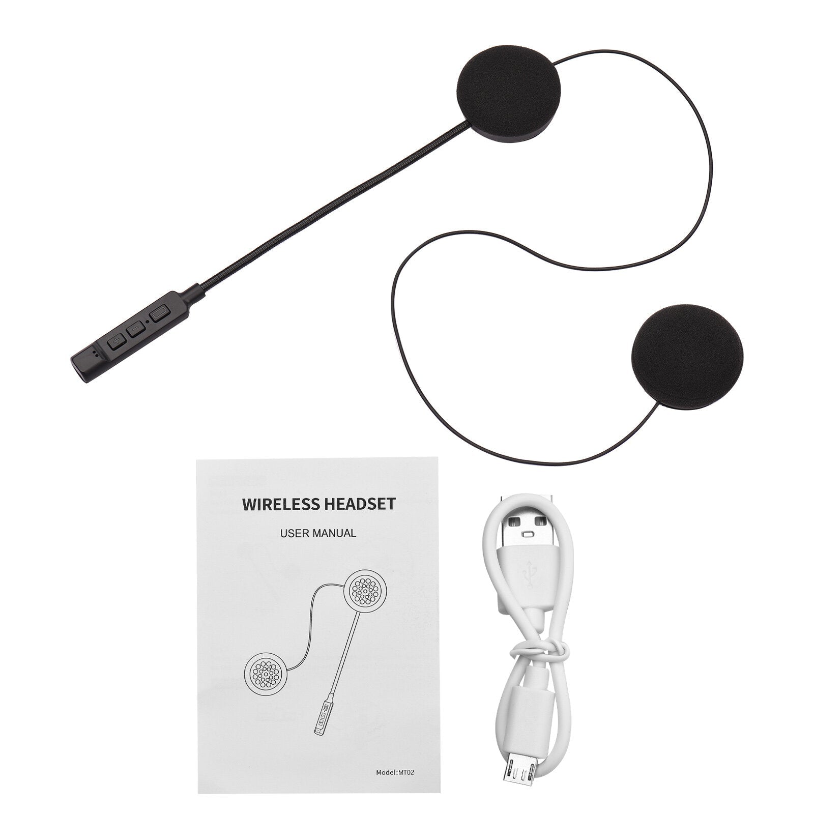 wireless motorcycle helmet headset Bluetooth 5.1 headphone motor earphone with microphone music call control