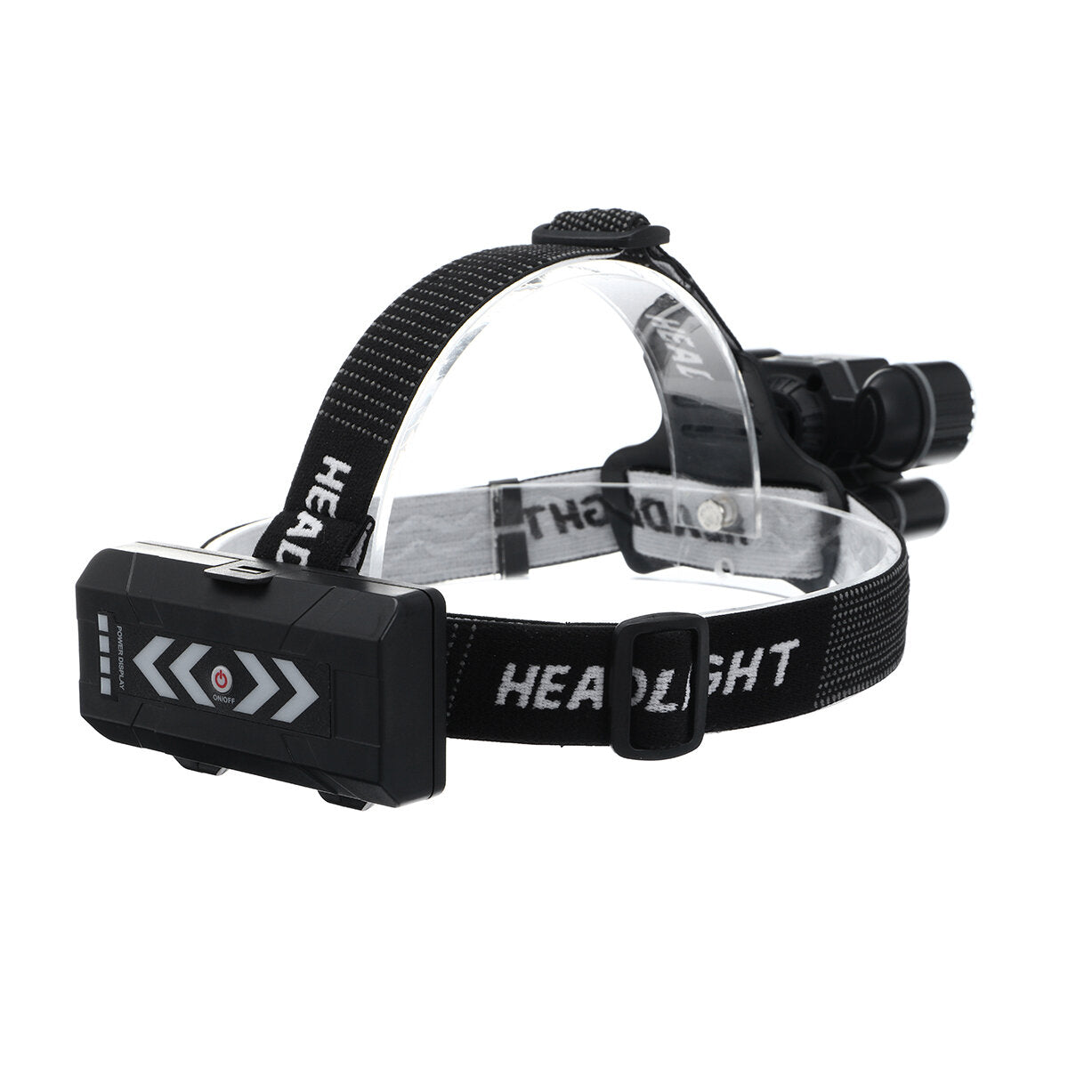 LED Headlamp Flashlight Zoom Ultra Bright 5 Modes USB Rechargeable Work Lamp for Camping Jogging Cycling