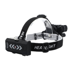 LED Headlamp Flashlight Zoom Ultra Bright 5 Modes USB Rechargeable Work Lamp for Camping Jogging Cycling