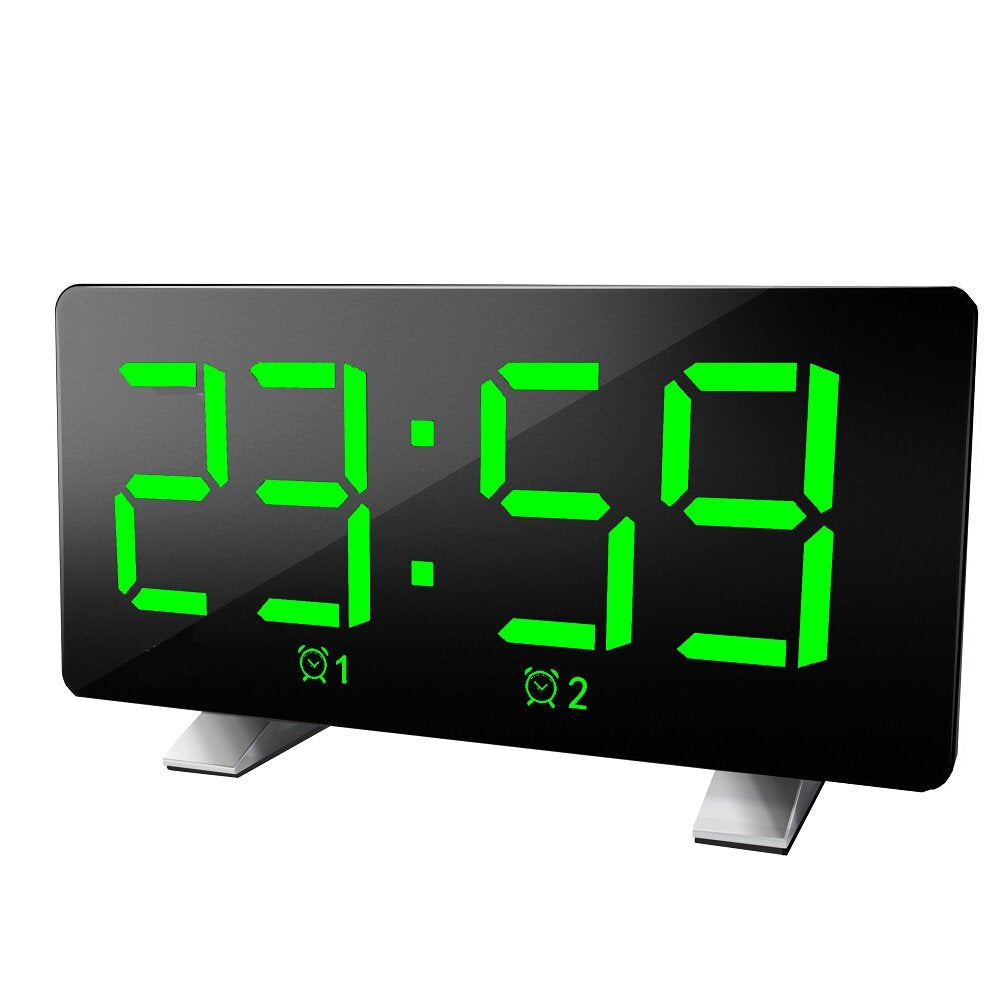 Polyphonic Double Alarm Clock LED Large Screen Display Electronic Clock