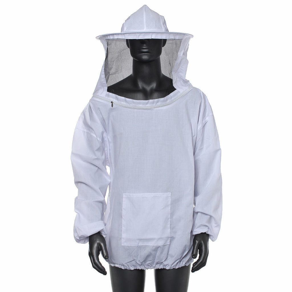 Beekeeping Jacket Veil Smock Equipment Supplies Bee Keeping Hat Sleeve Suit