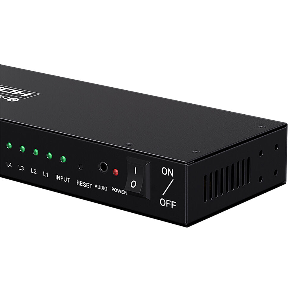 1 in 16 out HDMI-compatibility Splitter 4K/30Hz Resolution 5V Power Supply for Mac Windows PC Laptop