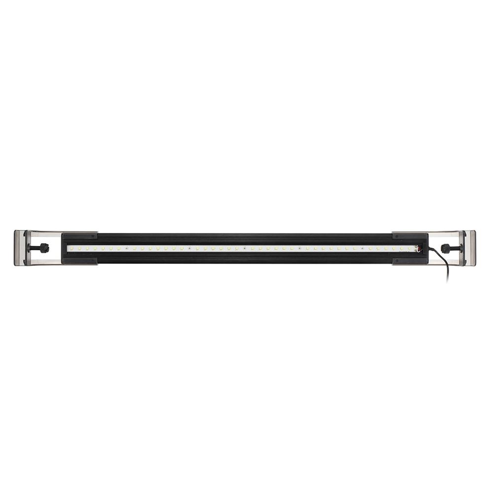 8W 50cm Adjustable 2835 LED Aquarium Fish Tank Super Slim Light Lamp Black