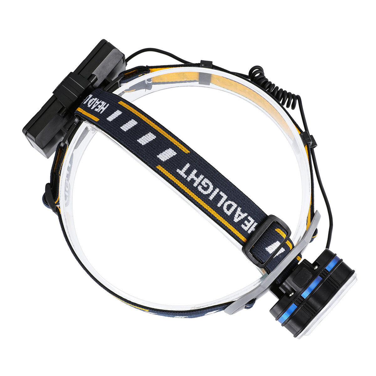 1200lm 6 LED Headlamp 8 Modes Waterproof USB Rechargeable Flashlight for Camping Fishing Cycling Electric Bike Electric Scooter