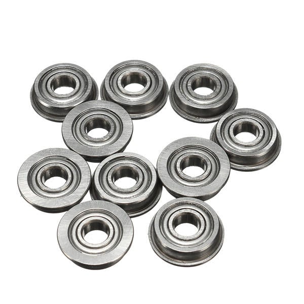10pcs 5mmx13mmx4mm Double Shielded Flanged Ball Bearing