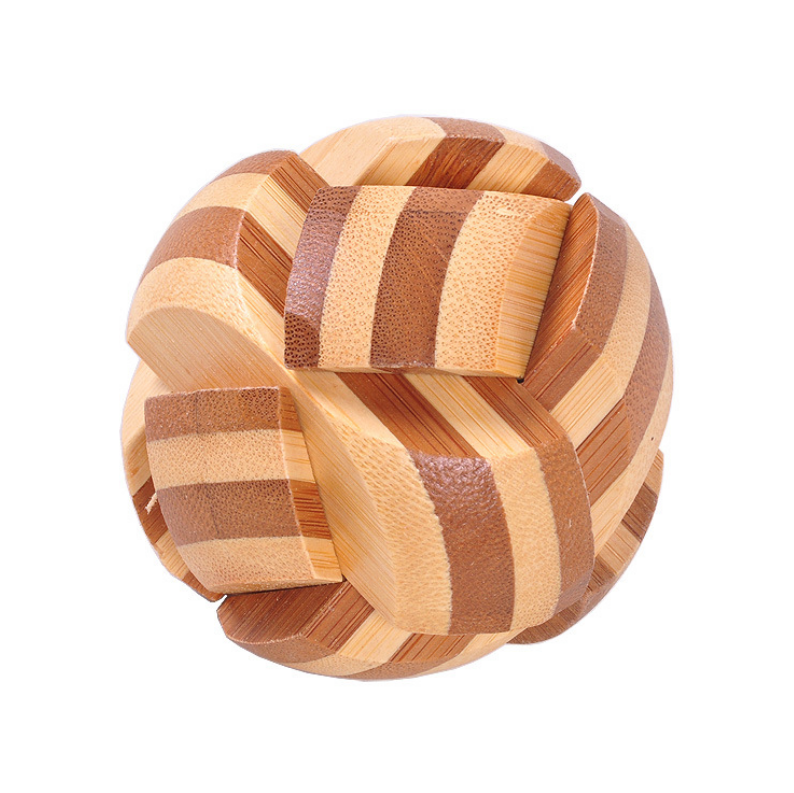 3D Interlocking Puzzles Game Toy Jigsaw Puzzle Toy Bamboo Small Size For Adults Kids IQ Brain Teaser Kong Ming Lock