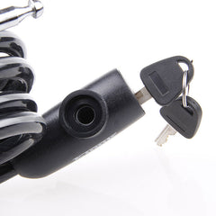 1500mm MTB Bike Lock Anti Theft Reflective With Holder Steel Saw Safety Cable Lock