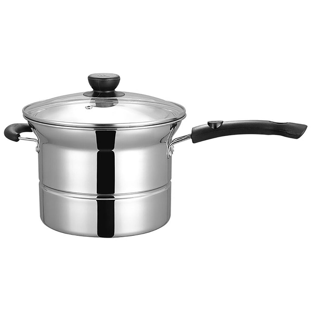 22cm Stainless Steel Pot Soup Pot Milk Pot With Handle Instant Noodle Pot Cooking Baby Foods for Kitchen Cookware