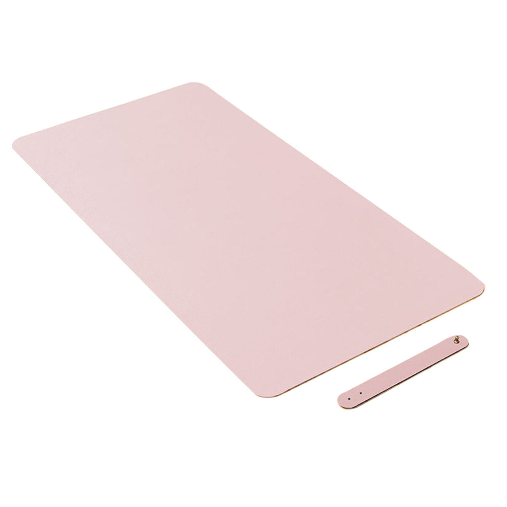90*43cm Cork Double-sided Use Mouse Pad Rollable PU Leather Anti-scratch Desk Mat Gaming Keyboard Pad for Home Office