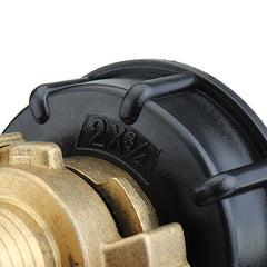 Faucet Tank Coarse Thread Drain Adapter to Brass with 20/25mm Hose Outlet Fitting Connector Replacement Valve Fitting Parts for Home Garden