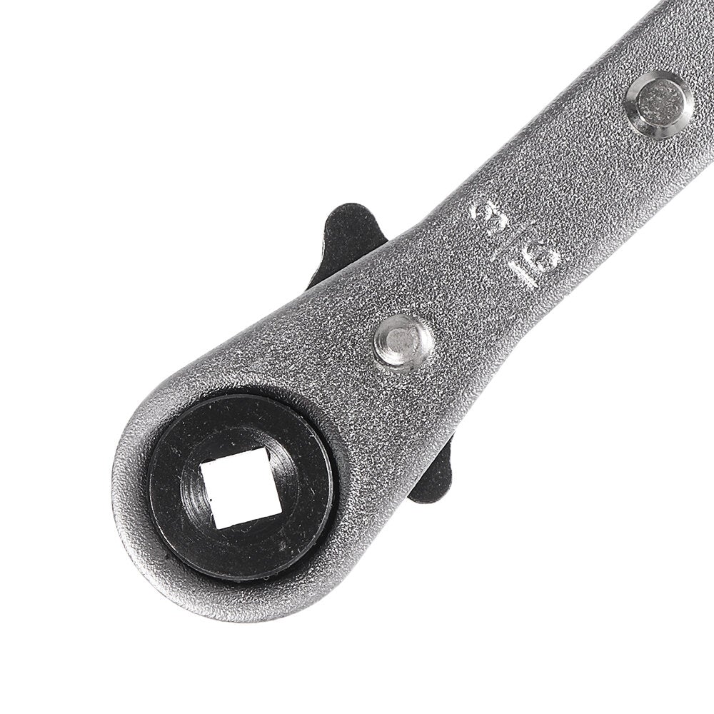 Double Head Adjustable Wrench Ratchet Spanner 3/16 1/4 5/16 3/8 Socket 4 in 1 Ratchet Wrench