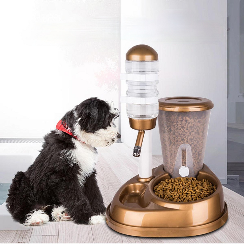 Automatic Pet Water Drinker Cat Dog Bowl Fountain Bottle Food Feeder Dispenser