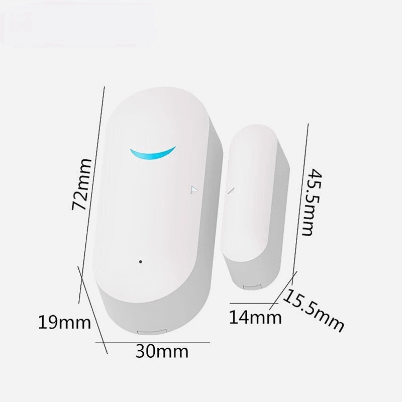 Smart WiFi Door&Window Sensor PIR Detectors Wifi Home Alarm Compatible With Alexa Google
