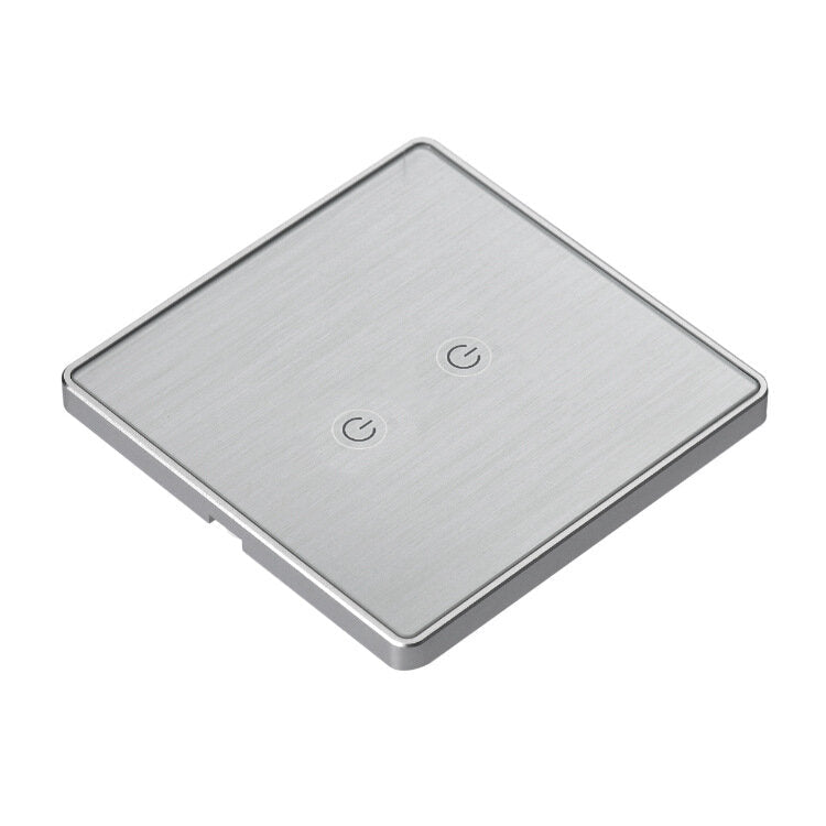 EU Standard 1/2/3 Gang Metal Frame Smart Switch Remote Control Light Switch Work with Alexa Google Home