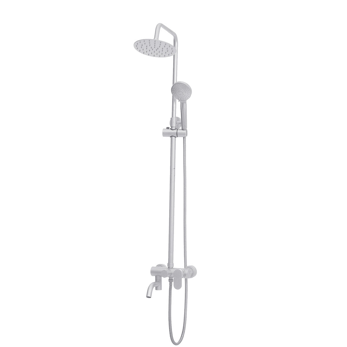 3-Way Wall Mounted Rainfall Shower Head Set Faucet System Handheld Sprayer Hose