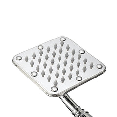 Stainless Steel Square Shape Silicone Water Outlet Bathroom Rainfall Shower Head