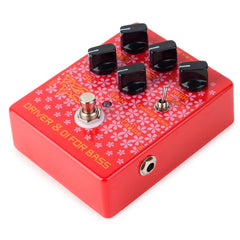 Press Pass Red Electric Guitar Effects Pedals with True Bypass Driver and DI Box Classic Tube Amp for Bass Guitars