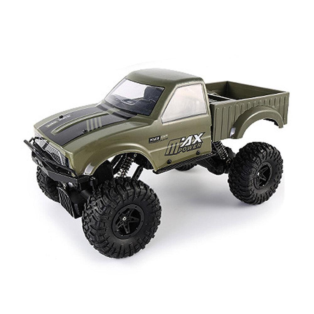 Half RC Car Pickup Crawler with Remote Control 2.4G 4WD RTR Off-Road Off Road RC Vehicle Model