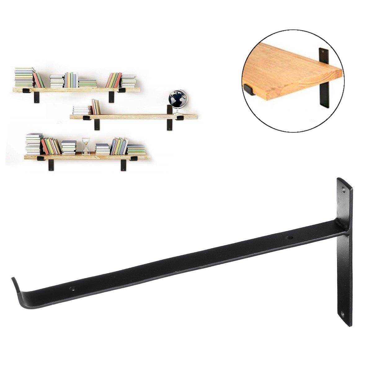 20/25/30cm Rustic Wall Shelf Brackets Heavy Duty Industrial Angle Braces Shelving Bracket