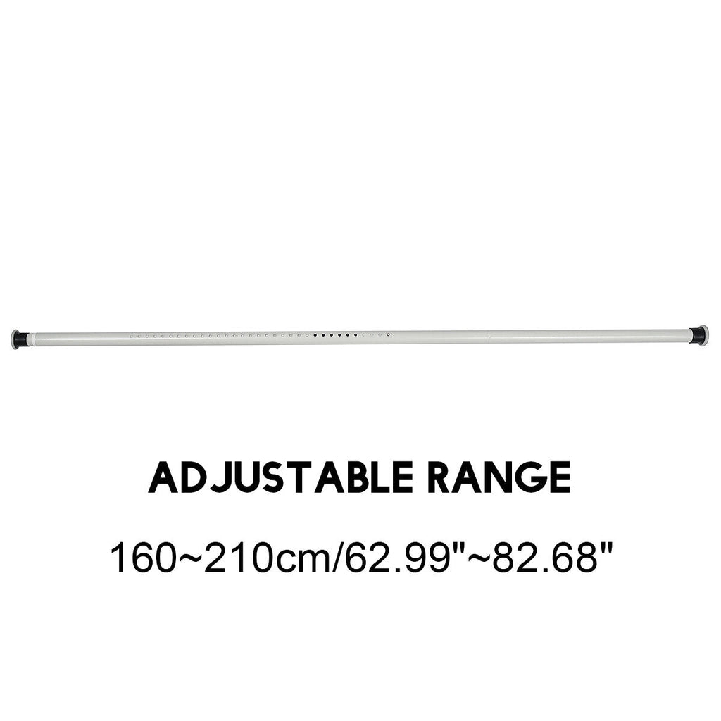 70-410CM Extendable Shower Curtain Pole Rail Telescopic Clothes Curtain Rod Pole