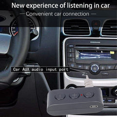 Bluetooth 5.0 Car Kit Receiver Adapter AUX 3.5MM Jack MP3 Music Player With Mic Handsfree Support TF Card Playback