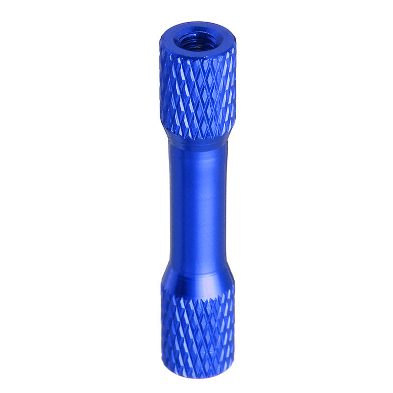 10Pcs M3 30mm Knurled Standoff Aluminum Alloy Multicolor