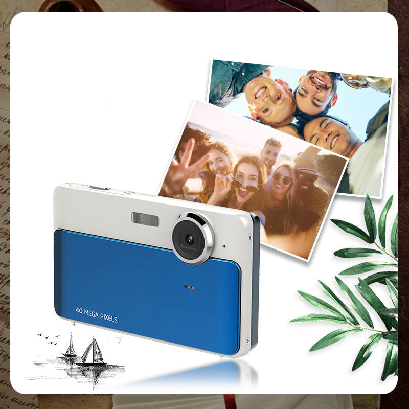 Digital Retro Camera 2.4 inch IPS HD Screen Anti-shake Camcorder DV Cam 24MP 1080P