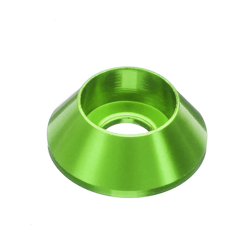 M4AN6 10Pcs M4 Cup Head Hex Screw Gasket Washer Nuts Aluminum Alloy Multicolor Optional