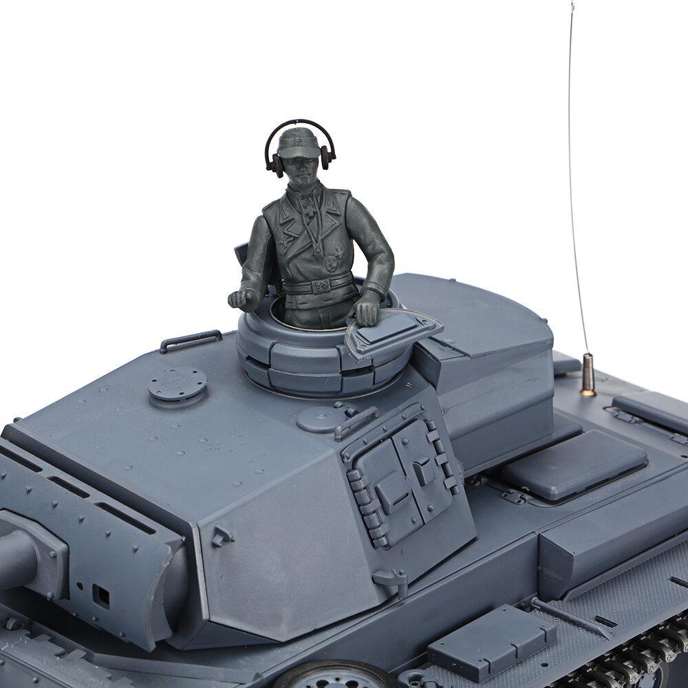 2.4G RC Tank Car Vehicle Models w/ Metal Barrel Basic Version