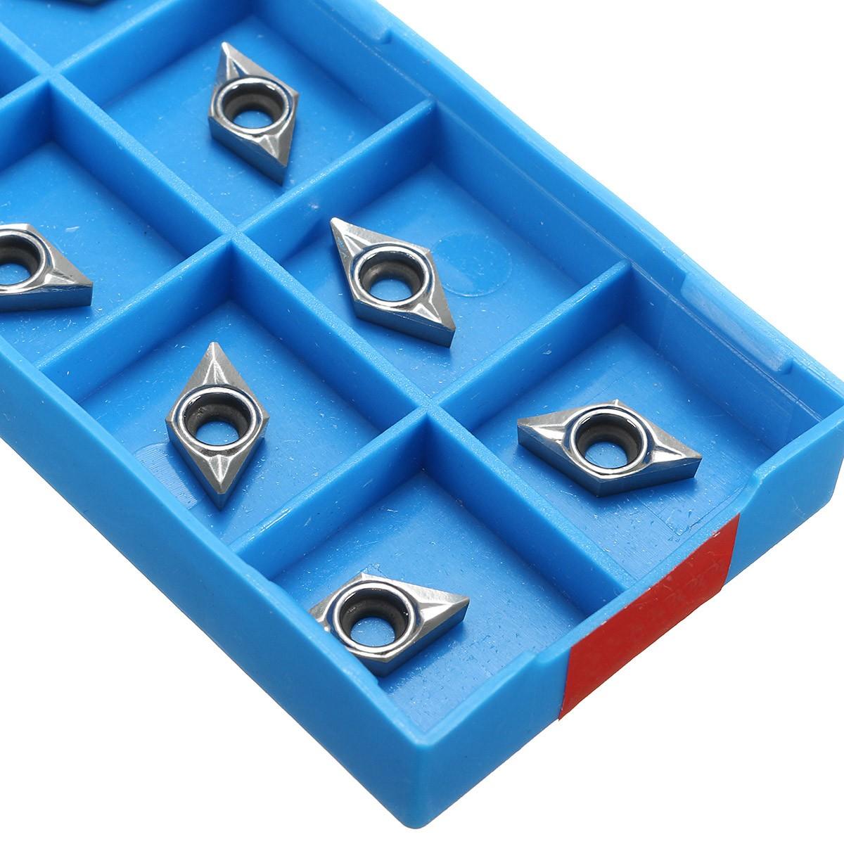 10pcs DCGT0702-AK H01 / DCGT21.51-AK Inserts Used for Aluminum Turning Tool Holder Cutter