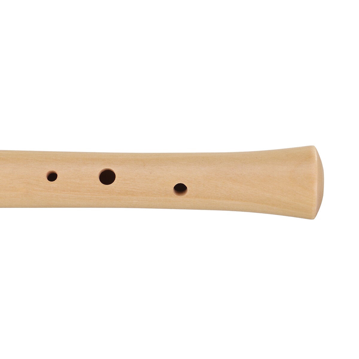 Wood Flute 2 Knots for Maple Clarinet, 8 Holes, Suitable for Children and Beginners with Cleaning Brush / Case / Lanyard