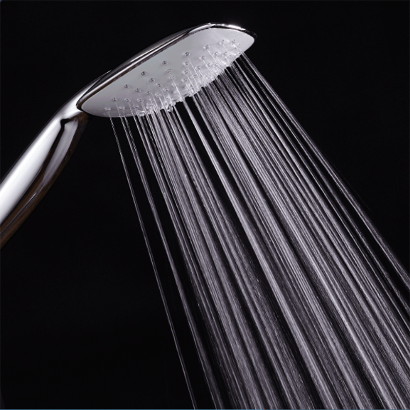 Bathroom Handheld Pressurized Shower Head 3 Mode Adjustable SPA Massage Rainfall Spray Silicone Water Panel Bath Shower Head from